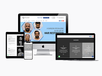 Clinique Hair Transplant Surgeon- Website Development