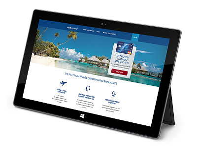 28 Degrees - travel credit card website