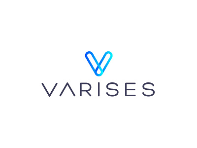 Varises logo branding design education logo logo design logos medical medicine surgeon surgery typography vr