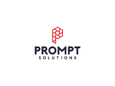 Prompt Solutions Branding brand identity branding construction graphic design industrial logo design logos safety signage typography design logo