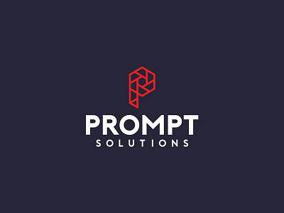 Prompt Solutions Branding brand identity branding construction graphic design industrial logo design logos safety signage typography design logo