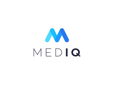 MedIQ logo branding design doctor graphic design icon logo logo design mark medical medicine surgery typography