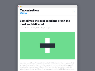 OrganizationView blog design abstract blog blog design data analytics design graphic graphic design hr squarespace swiss design swiss style type typography ui ui design vector web web design website