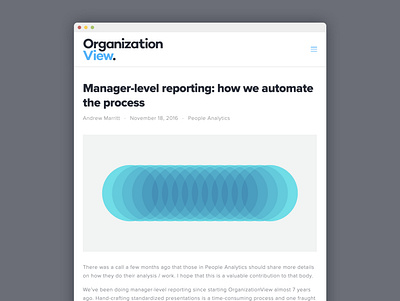 OrganizationView blog design abstract automation blog blog design data analytics design graphic graphic design hr squarespace swiss design swiss style type typography ui ui design vector web web design website