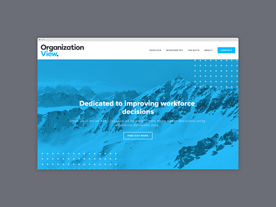 Organisation View website abstract design geometric hr pattern squarespace type typography ui web website