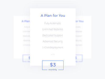 A Plan for You background clean flat landing page plan price pricing slider text ui ux