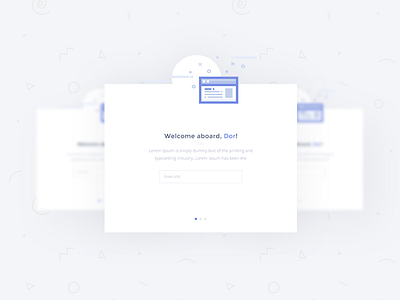 Onboarding Screen background blue clean icon light onboarding pattern screen shiny ui ux white