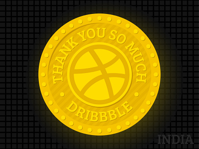 Thank you Dribbble for adding me :) design flat icon illustration minimal vector