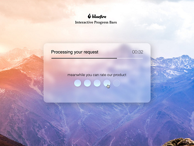 Interactive Progress Bars branding design flat icon illustration minimal ui ux vector web