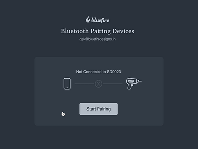 Bluetooth Pairing process animated gif animation app design flat icon illustration minimal ui ux vector
