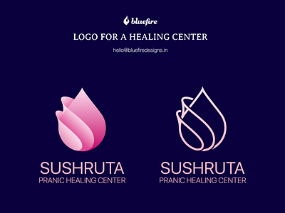 Brand Design for a Healing Center brand branding flat logo logodesign