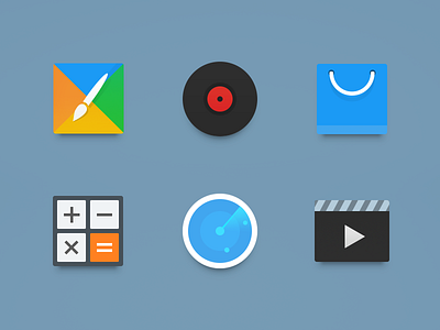 Icon_Newclearface_MX4_Part3 calculator icon movie music paint radar shop store theme video