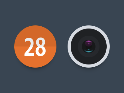 CYCOLO_PART02 camera clendar icon theme