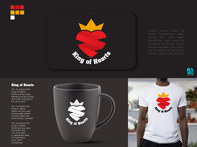 King of Hearts | Logo Design | For Sale