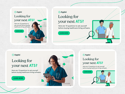 Motion ads for Healthcare Hiring Platform