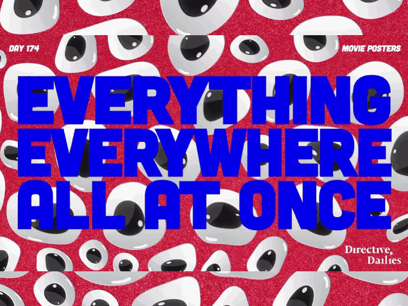 Motion movie poster | Everything Everywhere All At Once motion graphics