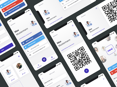 Style exploration for a (yet) unbranded vCard app