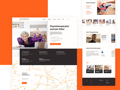 Novotergum health physiotherapy pitch webdesign