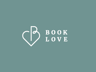 Booklove logo app design logo