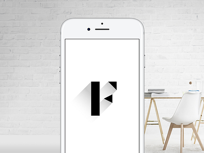 Furn.io app brand design furniture identity ios logo