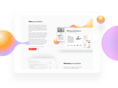 Partners landing page for Visaya instrument automation landing page visaya