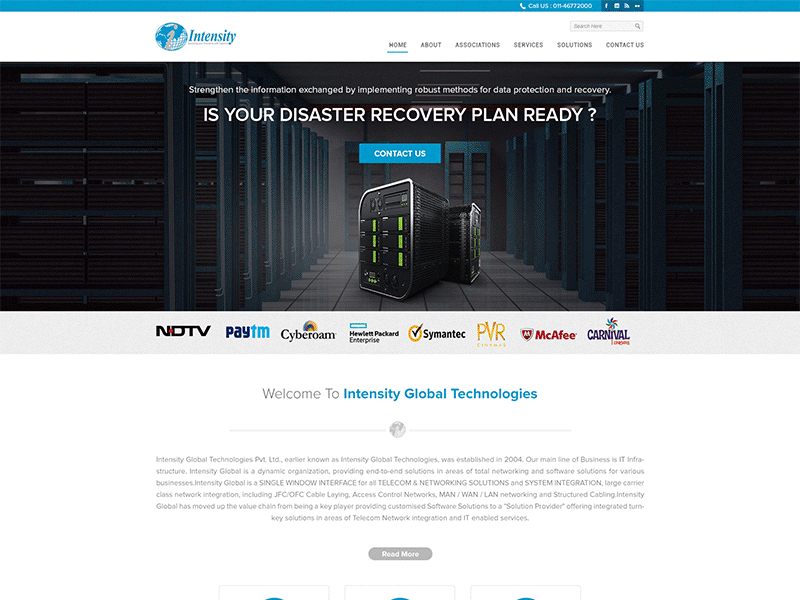 Intensity Global Technologies Pvt. Ltd cloud services design hosting technology services ui design ux design website design