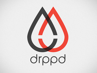 drppd brand drop identity logo