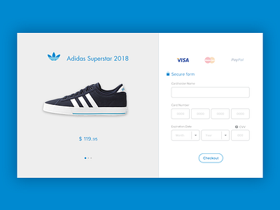 Daily UI #002 Credit Card Check Out