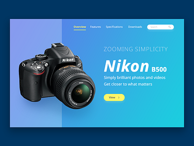 Daily UI #003 Landing Page daily ui daily ui 003 landing page product