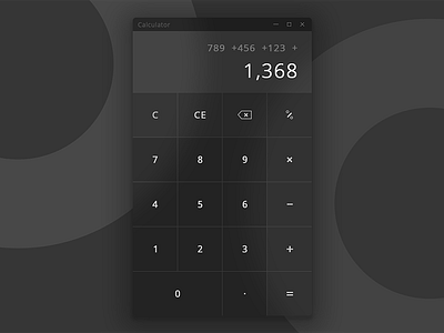 Daily UI #004 Calculator calculator daily ui daily ui 004 fluent design