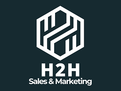 H2H Sales & Marketing Company Logo branding design graphic design illustration logo vector