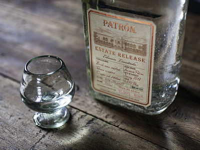 Patrón Estate Release bottle design illustration label packaging patron spirits tequila
