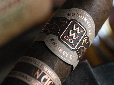 Woodinville Whiskey Co Cigar Bands cigars monogram packaging tobacco whiskey