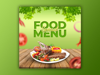 Template Social Media Special Food Menu Design