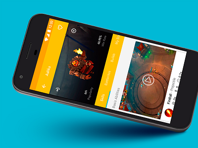 Battlerite - Hero Overview - Skills android cards game material design mobile app