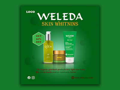 Weleda Skin Care | Social Media Post ads banner bookcover bookdesign branding brochure business card care design flyer graphic design graphics skin social social media post design waleda weleda skin care