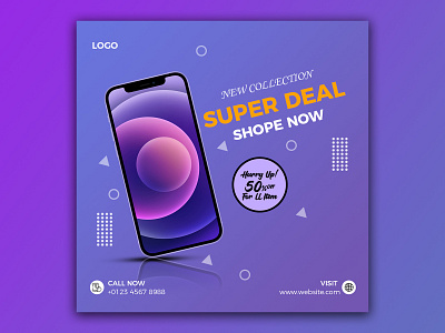 New Collection Super Deal | Social Media Post Design ads banner bookcover bookdesign brochure business card design flyer graphic design illustration logo social media design social media post ui