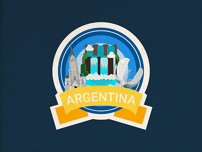 Argentina Badge Design argentina badge badge design illustration vector