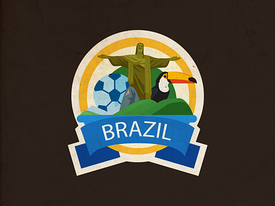 Brazil Badge Design