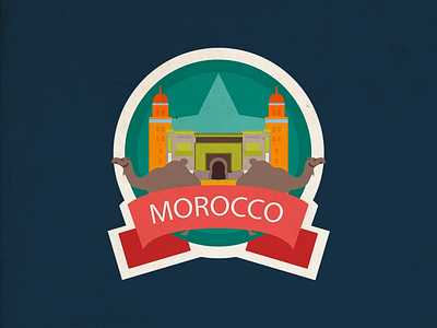 Morocco Badge Design