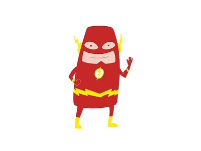 The Flash dc comics digital art flash illustration the flash
