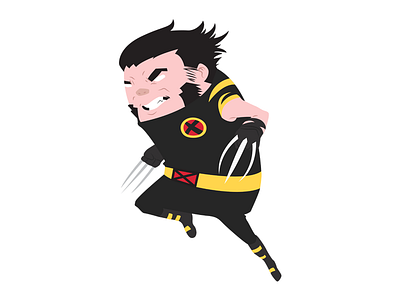 Wolverine avengers character digital art disney hero heroes illustration infinity war marvel mutant superhero weapon x wolverine