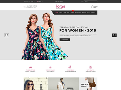 eCommerce PSD Template