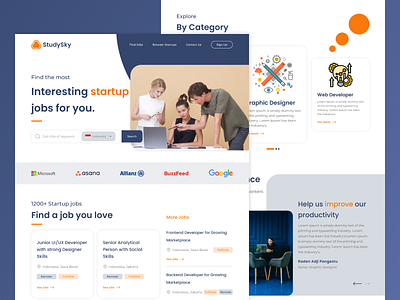 StudySky - Landing Page