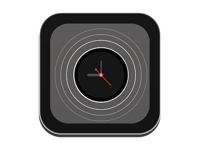 Time watch app design icon time watch