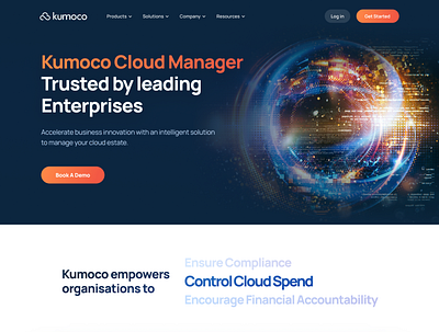 Kumoco Web UI Design branding design ui ux
