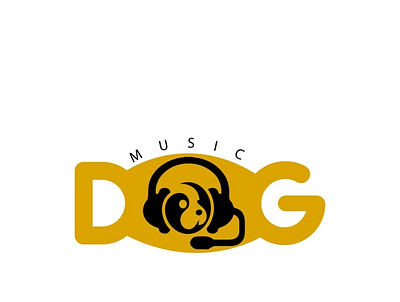 Music Dog Logo 3d art adobe illustrator artwork branding design dog logo drawing graphic design graphic designer illustration logo logo design logo maker music logo