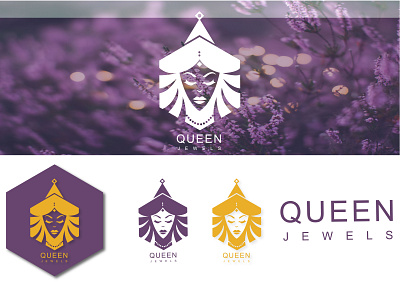 Queen Jewels logo 3d art adobe illustrator adobe photoshop artwork branding design drawing graphic design illustration jewelers logo logo logo design logo designer