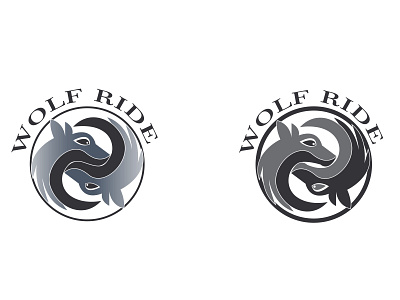 WOLF RIDE LOGO 3d art adobe illustrator artwork branding design drawing graphic design graphic designer illustration logo logo design logo designing logo desinger wolf logo wolf ride logo