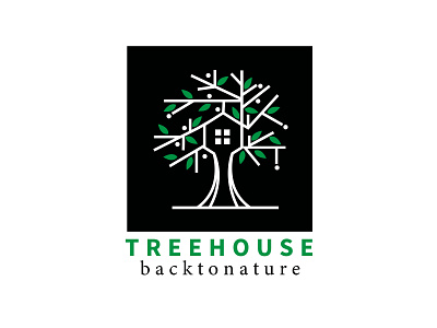 Tree house logo 3d art adobe illustrator artwork branding design drawing graphic design graphic designer illustration logo logo design logo designig nature logo tree house logo tree logo